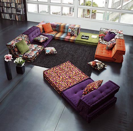 Get A Delight Interior By Applying Some Colorful Designs 4 living-room-colorful-furniture-sets2