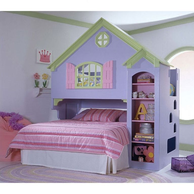 modern-bedroom-ideas-house-loft-bunk-bed Make Your Children's Bedroom Larger Using Bunk Beds