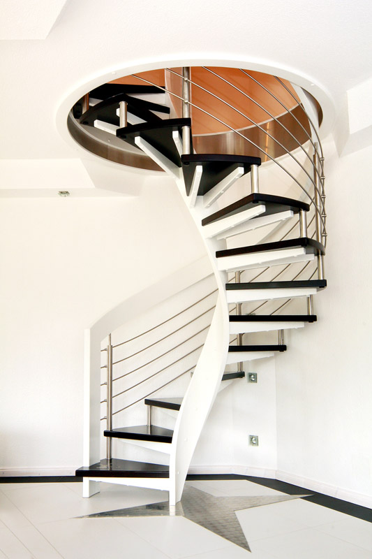 modern-circular-staircase-design-ideas Turn Your Old Staircase into a Decorative Piece