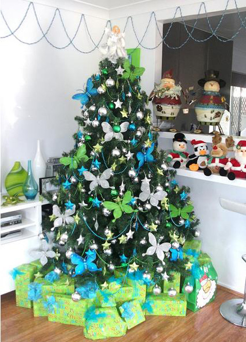 modern-decorating-ideas-for-christmas-tree-15 Tips With Ideas Of Decorations For Christmas Celebrations