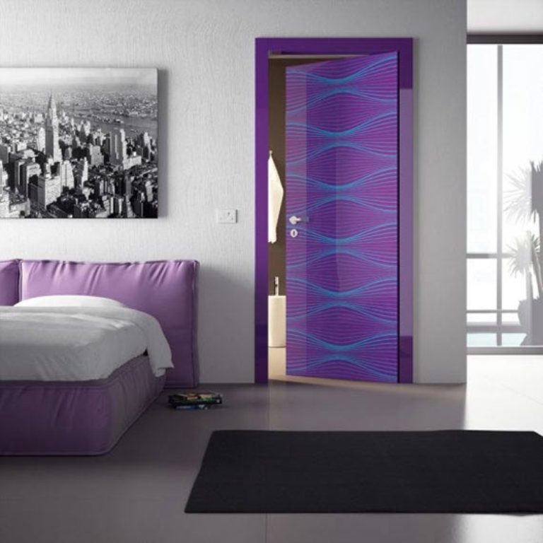 modern-doors-violet-interior-design-ideas-karim-rashid Remodel Your Rooms Using These 73 Awesome Interior Doors