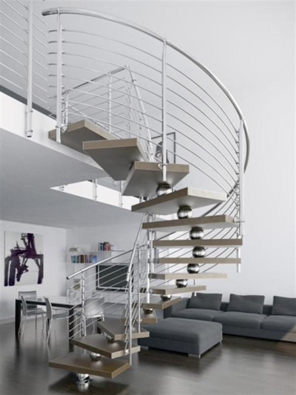 modern-staircase-design-ideas Turn Your Old Staircase into a Decorative Piece