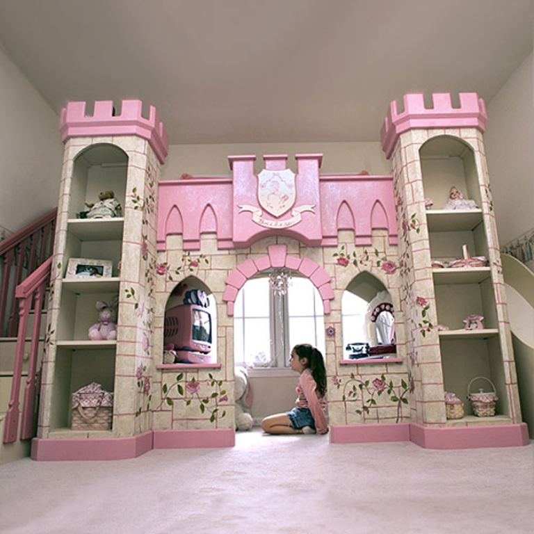 playhouse-bunk-beds-interior-design-ideas-kids-bedroom-interior Make Your Children's Bedroom Larger Using Bunk Beds