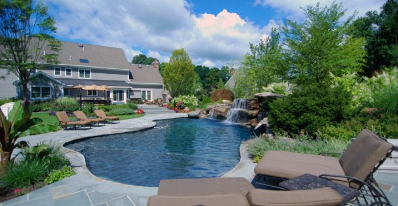 pool landscaping ideas 1 Liven Up Your Home with 7250 Breathtaking Landscaping Designs - exterior design 1
