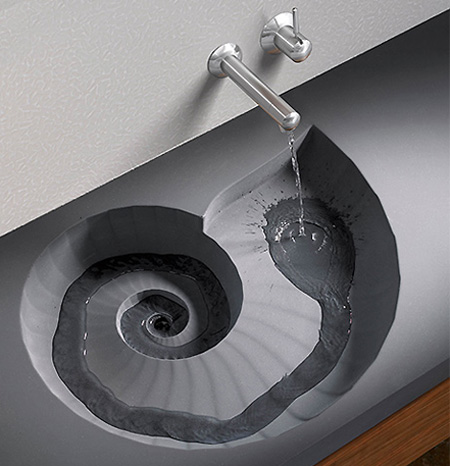 swirl-sink 17 Modern Designs Of Bathroom Sinks