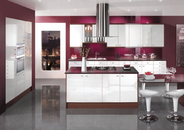 white-modern-kitchens 45 Elegant Cabinets For Remodeling Your Kitchen