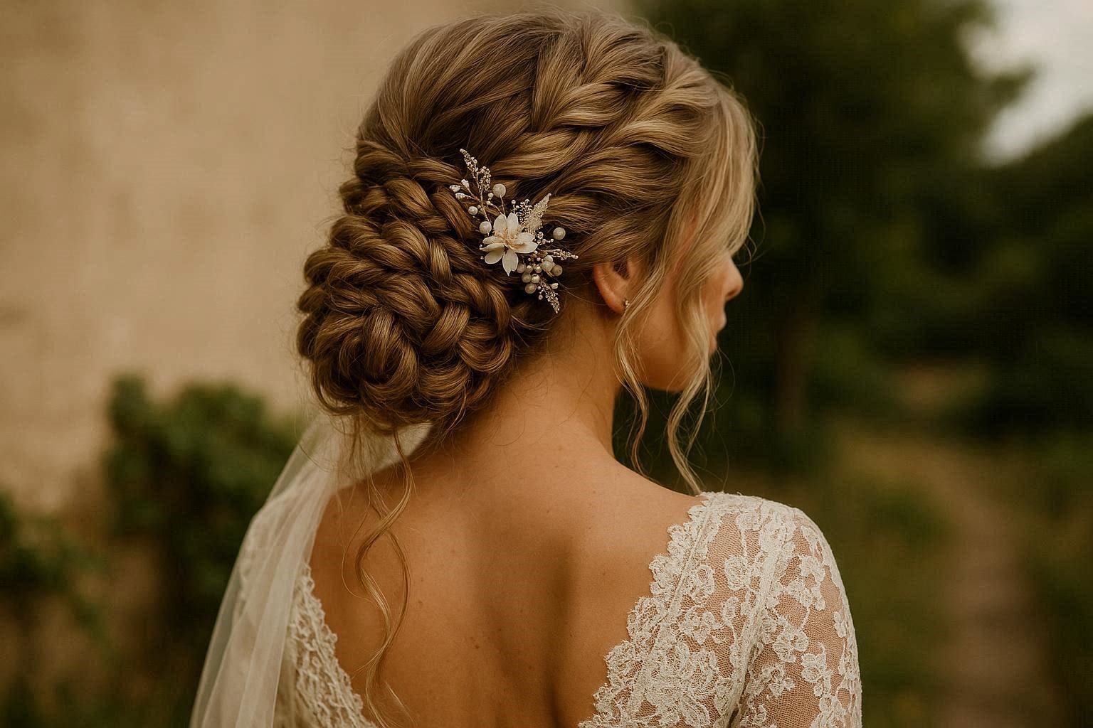 Boho Braided Updo 18 Dazzling & Fabulous Bridal Hairstyles for Your Wedding - 7 bridal hairstyle