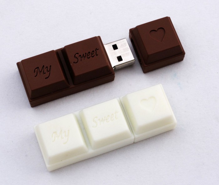 35 Weird & Funny Gifts for Women 35 Chocolate-USB-Drive