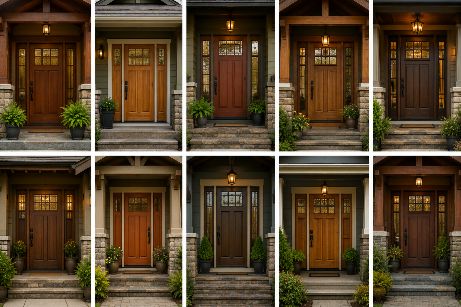 Craftsman Front Door with Character and Charm 17 Designs To Choose From When Deciding On A Front Door - 7