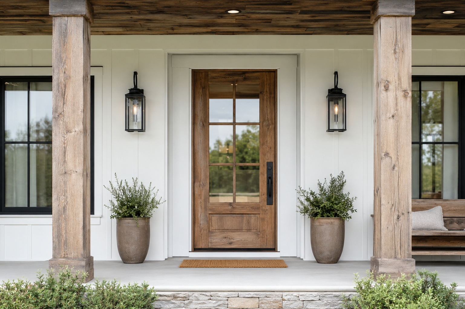 Farmhouse Front Door That Blend Rustic and Modern Design 17 Designs To Choose From When Deciding On A Front Door - 15