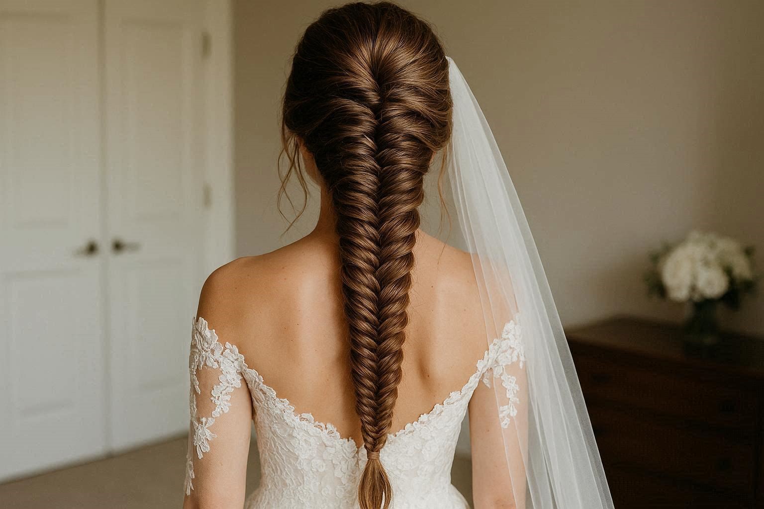 Fishtail Braid 18 Dazzling & Fabulous Bridal Hairstyles for Your Wedding - 13 bridal hairstyle