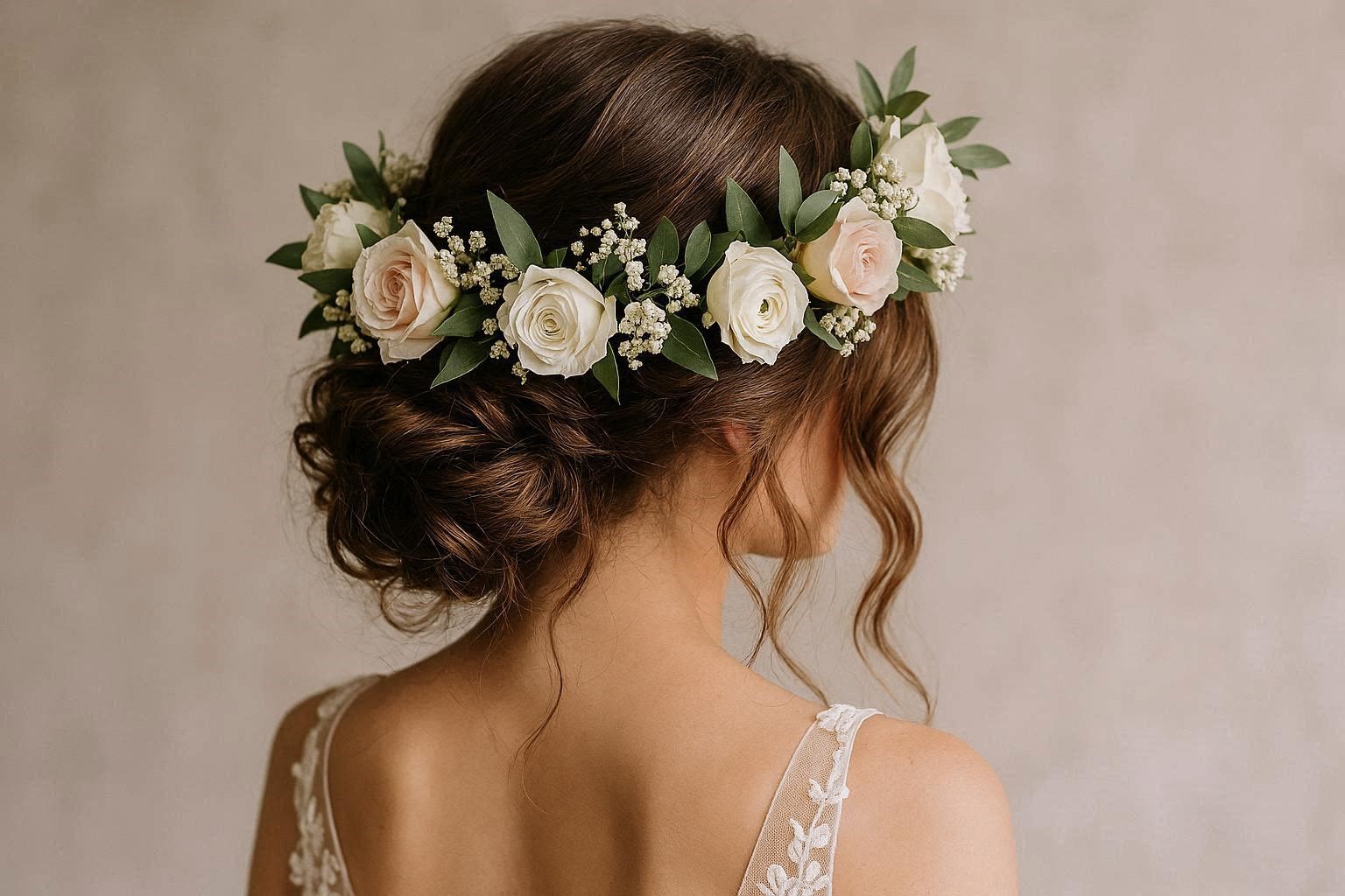 Floral Crown Hairstyle 18 Dazzling & Fabulous Bridal Hairstyles for Your Wedding - 11 bridal hairstyle