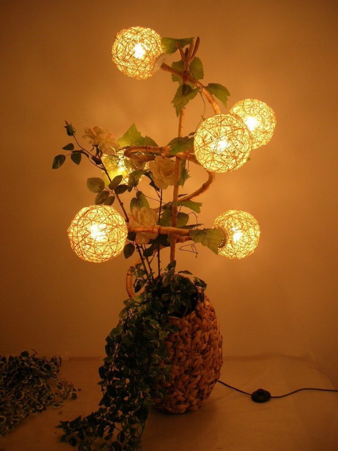 10 Fabulous Homemade Gifts for Your Mom 56 Free-shipping-handmade-hand-weaving-spiral-floor-lamp-living-room-lamps-bedroom-decoration-lamps