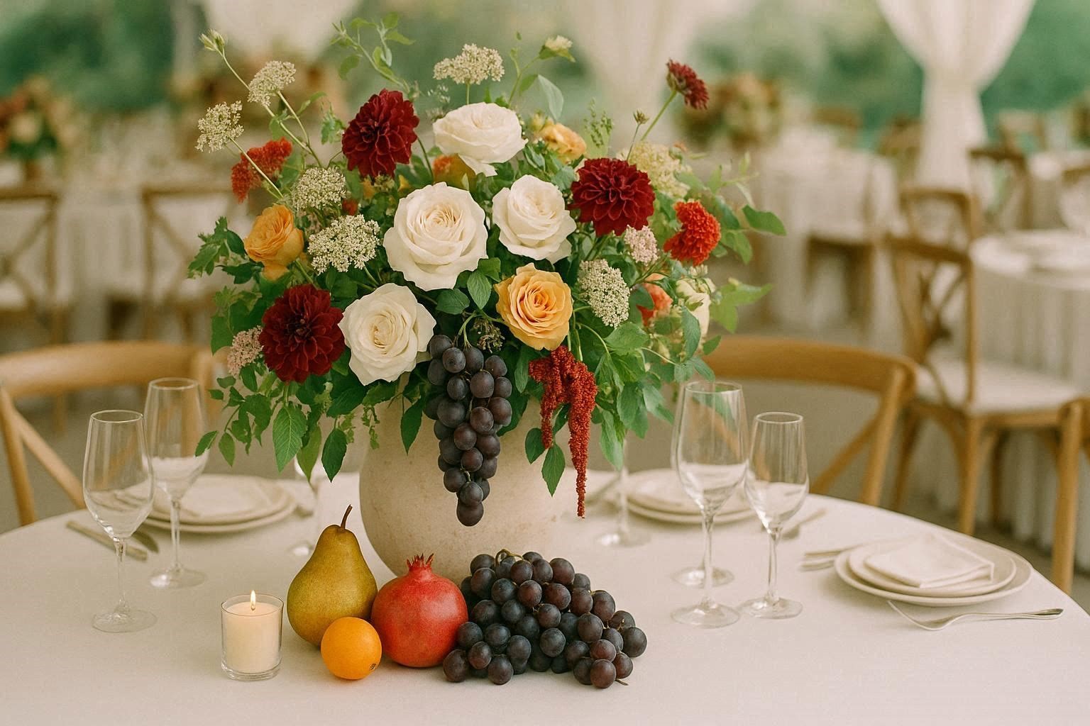 Fruit Floral Centerpieces 17 Fabulous and Breathtaking Wedding Centerpieces - 20 centerpieces