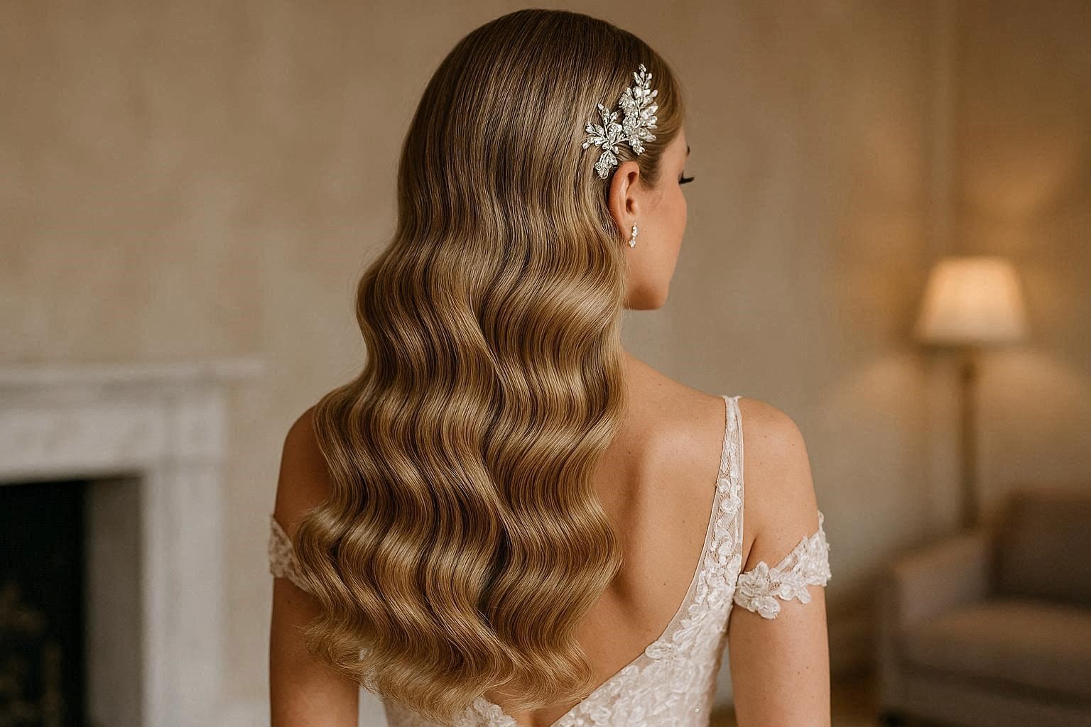 Hollywood Glam Waves 18 Dazzling & Fabulous Bridal Hairstyles for Your Wedding - 6 bridal hairstyle