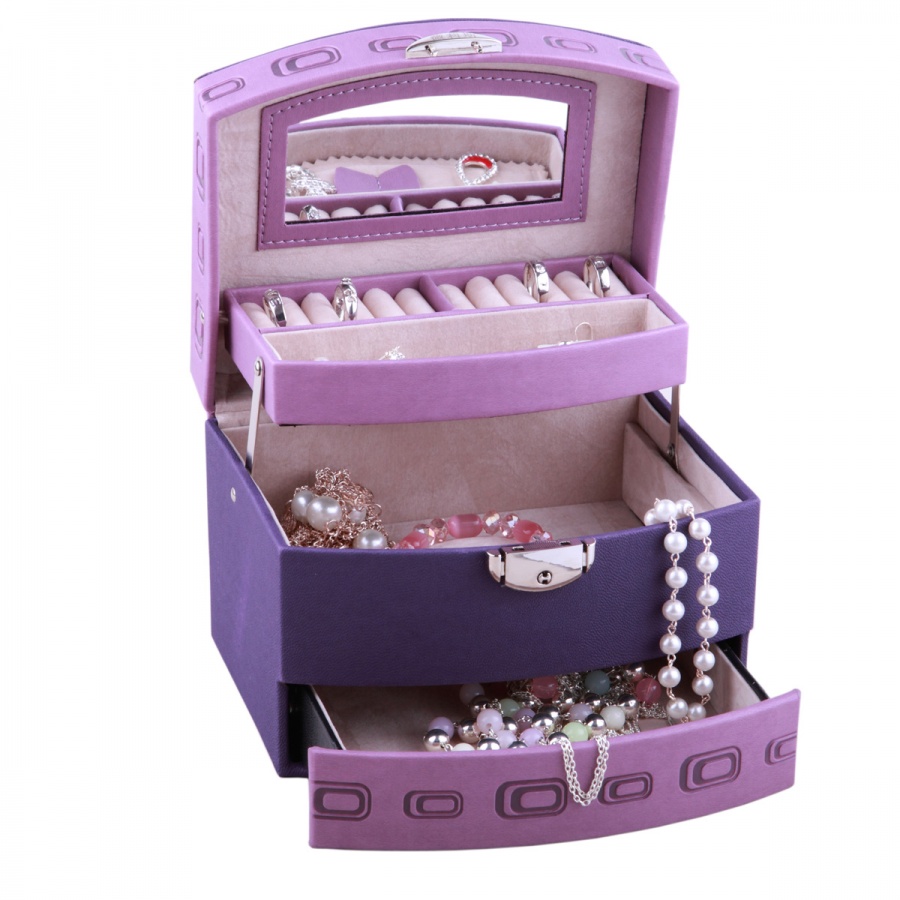 Jewelry-box-princess-dressing-quality-leather-lock-jewelry-storage-box