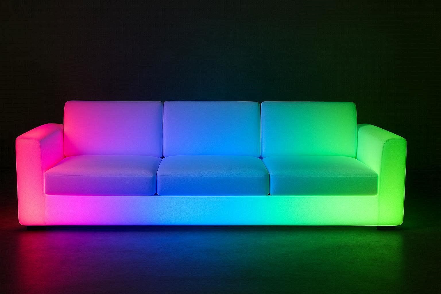 LED Light Sofa 12 Creative and Weird Sofas for Your Home - 12 sofas