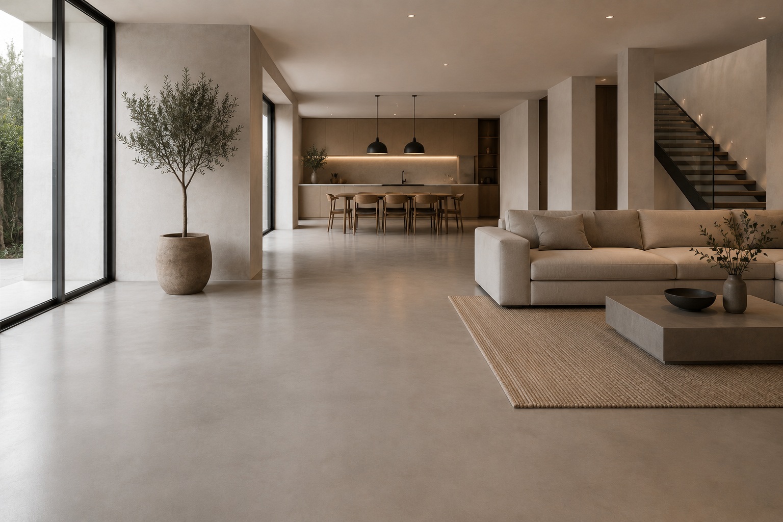 Top 17 Modern And Creative Ideas Of Flooring Designs 20 Microcement Flooring for a Seamless Modern Finish Top 17 Modern And Creative Ideas Of Flooring Designs - 20