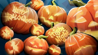 Orange Pumpkins Happy Halloween Night Oh My God! Did You Hear Such a Scary Voice Before? - 8 appreciate the work