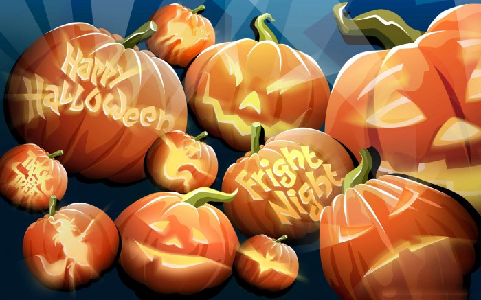 Orange-Pumpkins-Happy-Halloween-Night