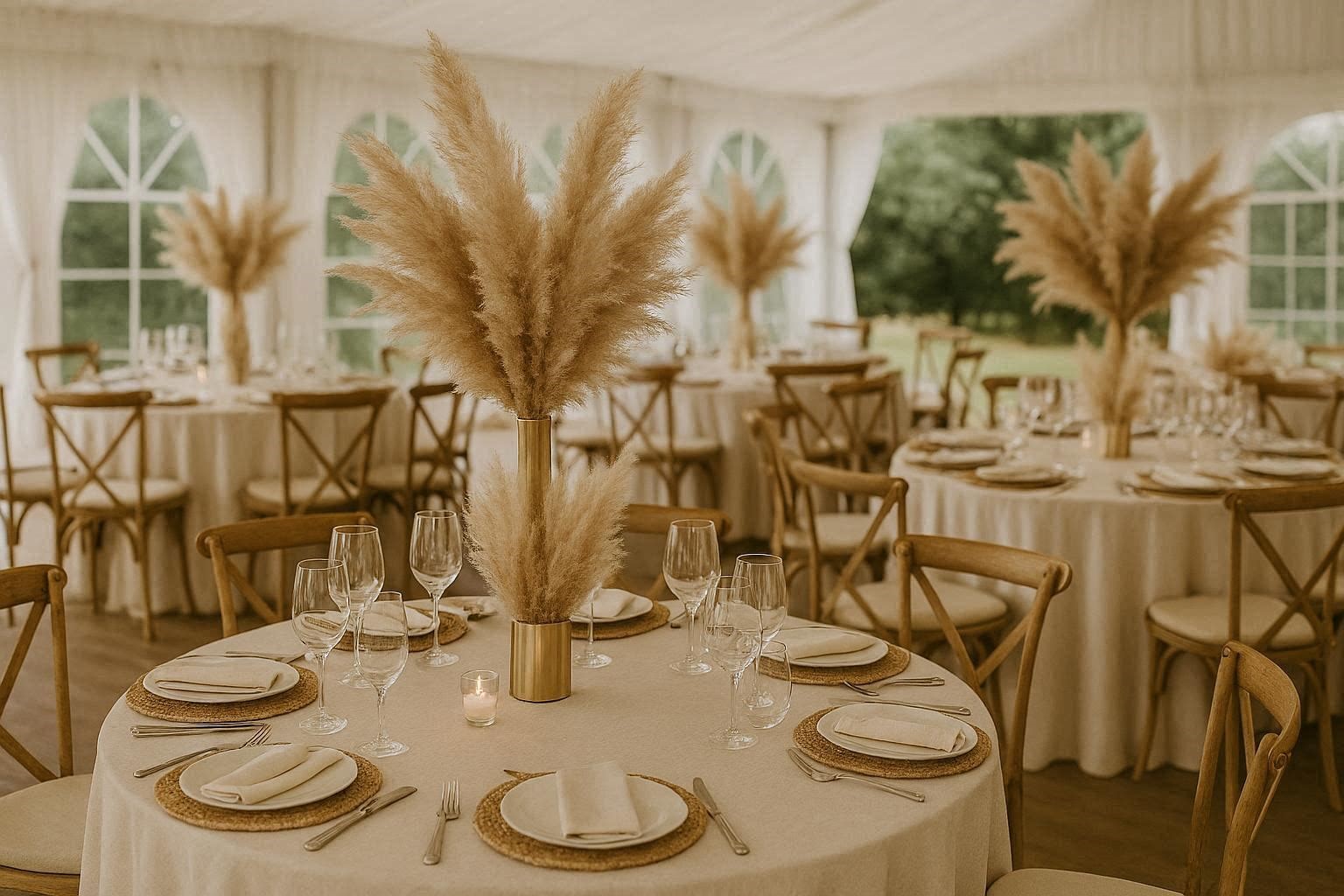 Pampas Grass Centerpieces 17 Fabulous and Breathtaking Wedding Centerpieces - 13 centerpieces