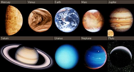 Pjaneti The 9 Planets Of The Solar System And Their Characteristics