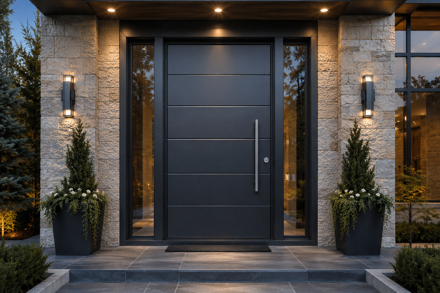 Steel Front Door for Maximum Security and Durability 17 Designs To Choose From When Deciding On A Front Door - 14
