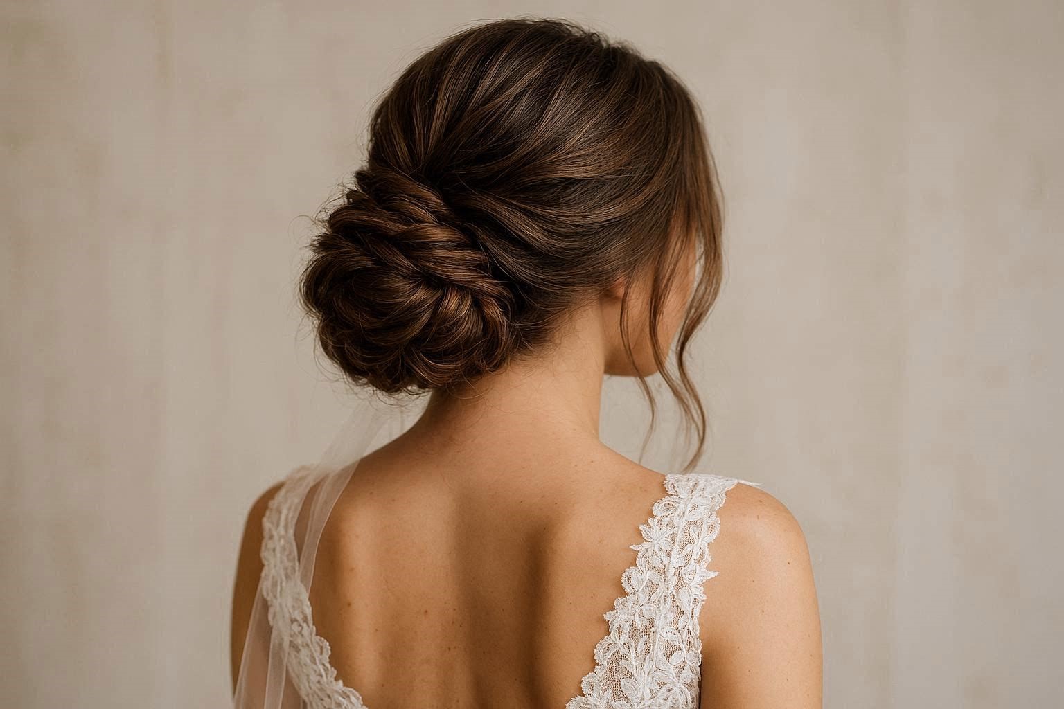Textured Low Bun 18 Dazzling & Fabulous Bridal Hairstyles for Your Wedding - 8 bridal hairstyle