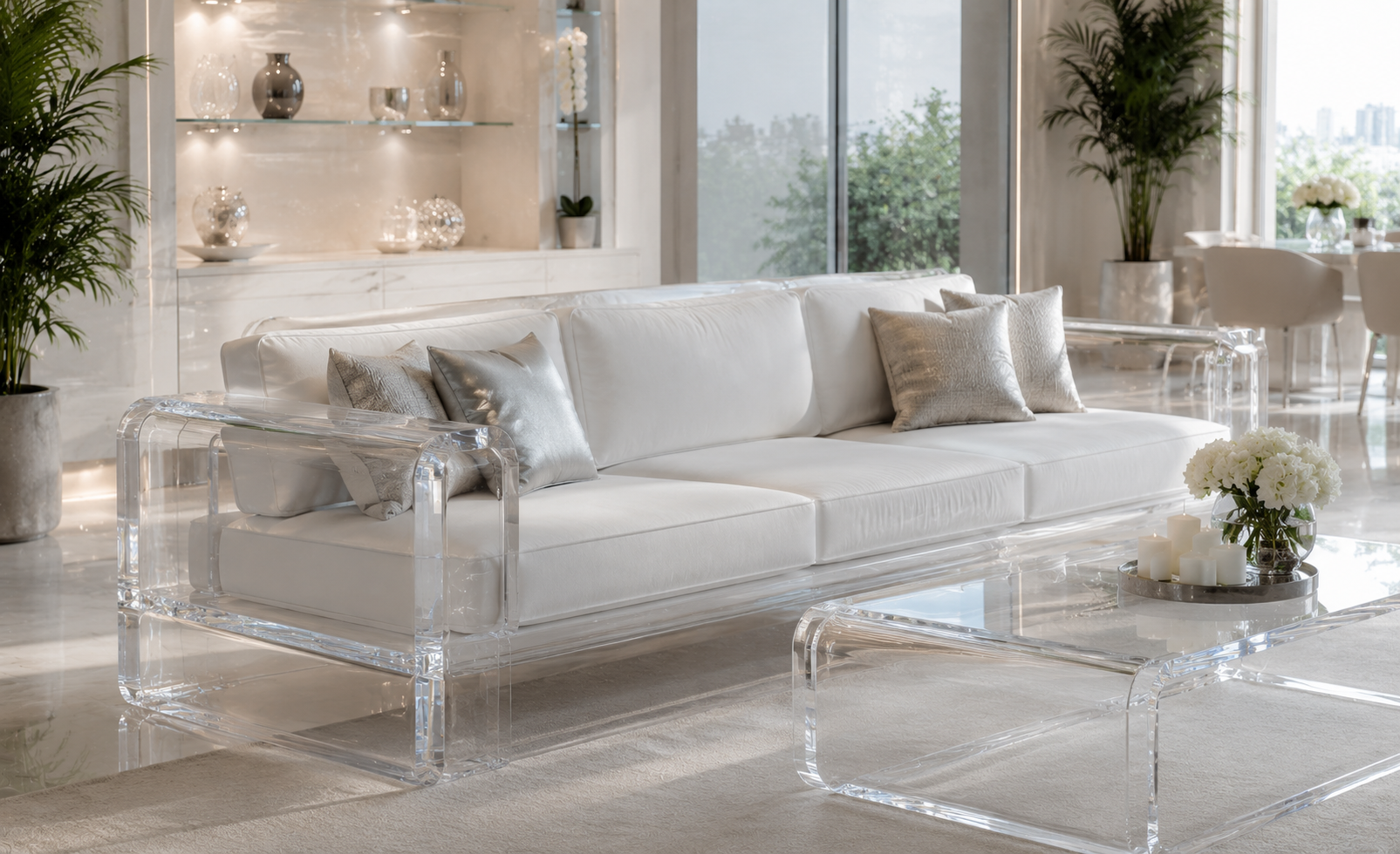 Transparent Acrylic Sofa 12 Creative and Weird Sofas for Your Home - 15 sofas