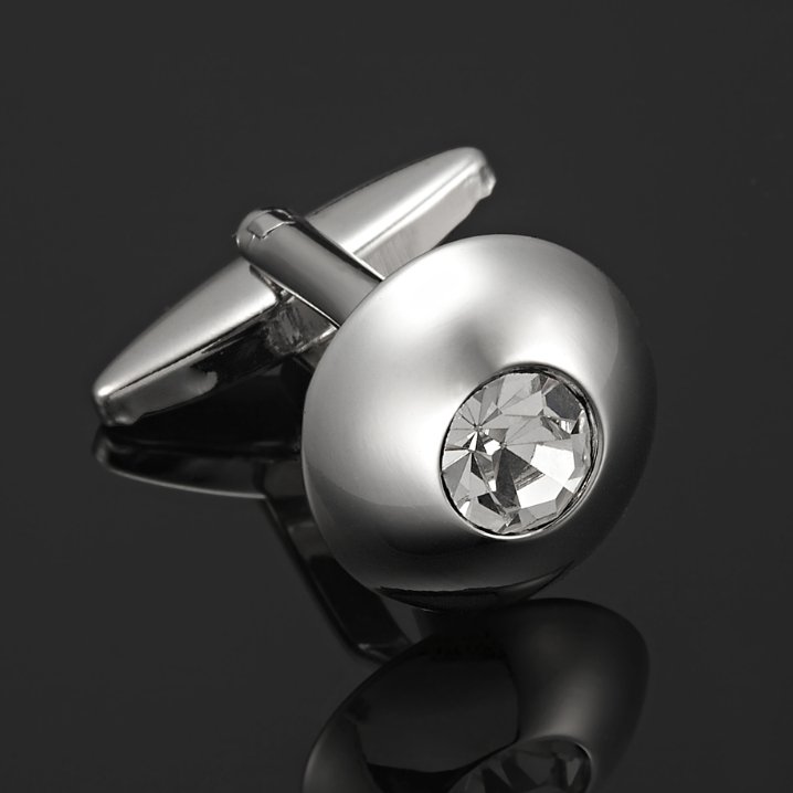 The Best 10 Christmas Gift Ideas for Grandparents 23 X890-21_MAIN1-Sparkling-Stainless-Steel-Crystal-Eye-Silver-Rounded-Cufflinks-for-Men