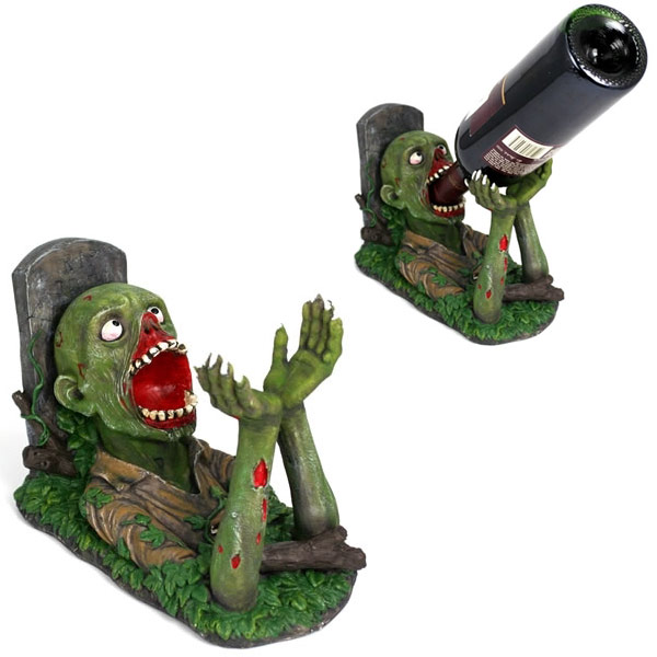 Zombie-Wine-Bottle-Holder 10 Simple & Cheap Engagement Gifts for Men