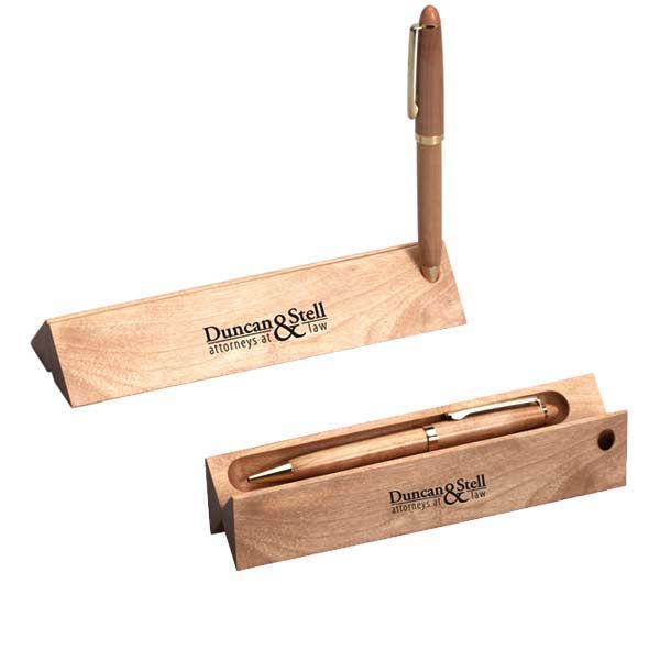 10 of the Cheapest Personalized Gifts for Men 27 box1._personalized-laser-engraved-wooden-triangle-pen-box-table-name-plate