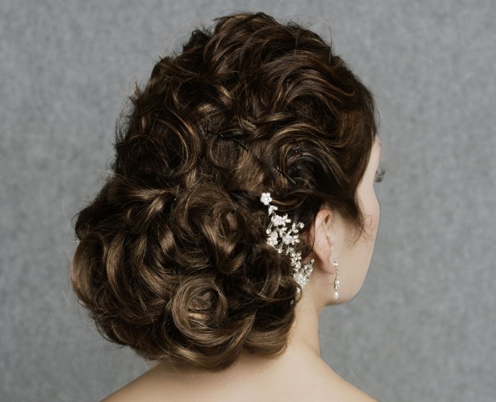 brea 50 Dazzling & Fabulous Bridal Hairstyles for Your Wedding