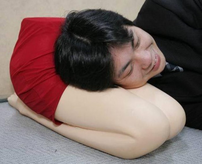 funny and weird pillow for lonely men