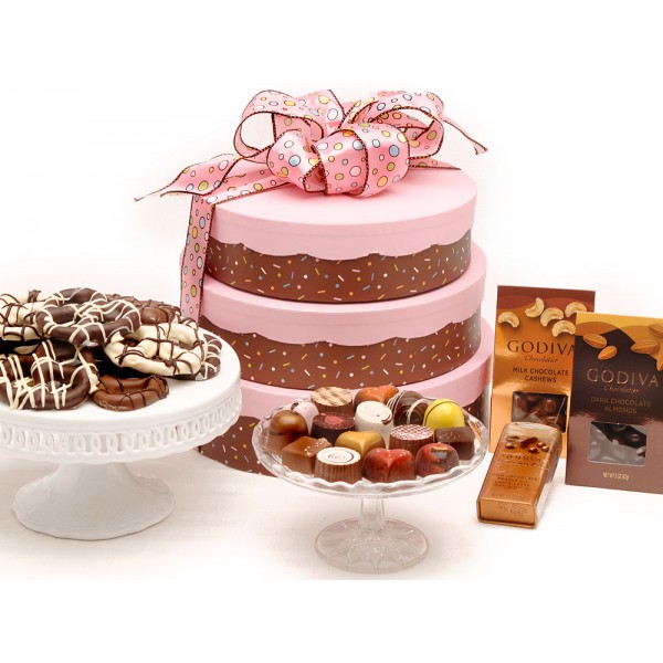 10 Retirement Gift Ideas for Women 32 gift-cake-tower