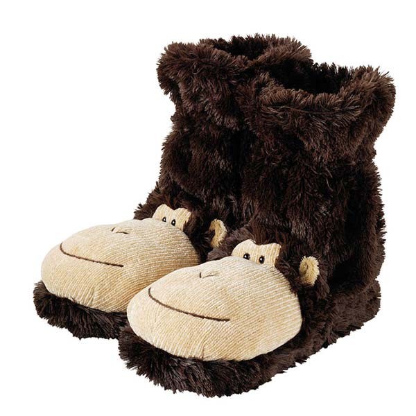 gift-ideas-for-women-fun-feet-slipper-socks-monkey 35 Weird & Funny Gifts for Women