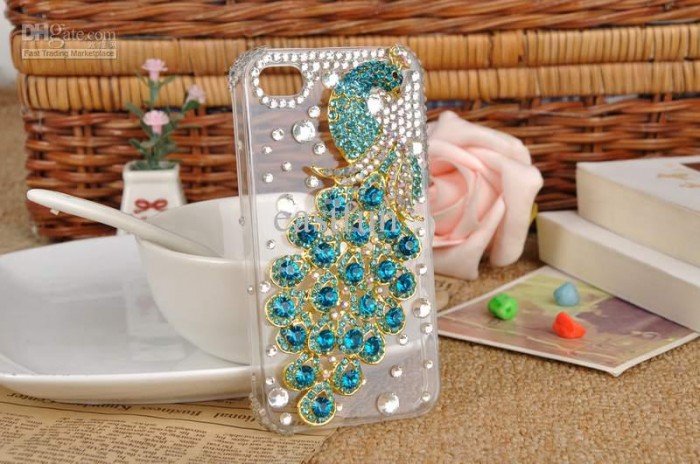 handmade-crystal-phoenix-bling-diamond-mobile 50 Fascinating & Luxury Diamond Mobile Covers for Your Mobile