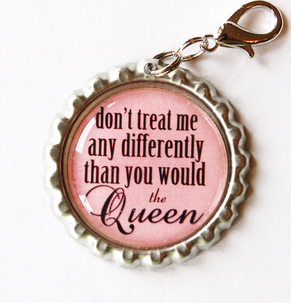Traditional key ring with a funny message