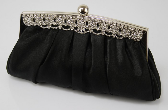 ladies-black-diamante-satin-party-clutch-evening-bag-clutch-bags-ideas-for-evening-party 50 Fabulous & Elegant Evening Handbags and Purses