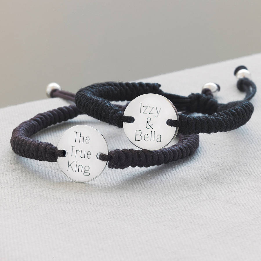 original_mens-personalised-silver-friendship-bracelet 10 of the Cheapest Personalized Gifts for Men
