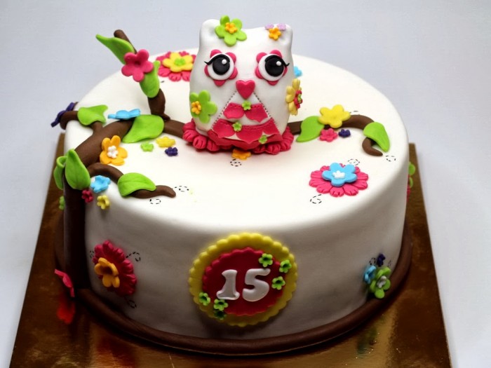owl-birthday-cake-london 60 Mouth-Watering & Stunning Happy Birthday Cakes for You