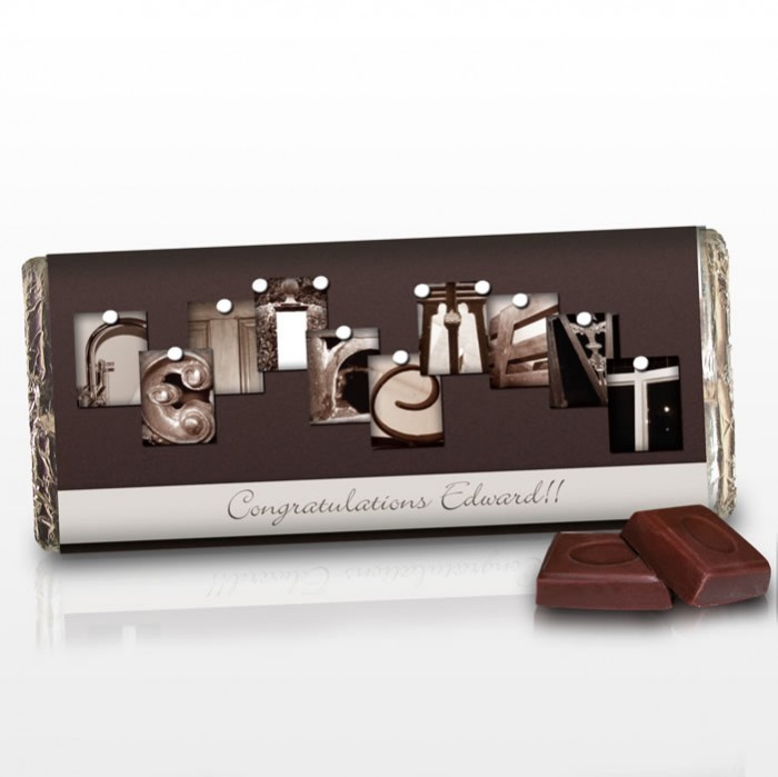 Breathtaking chocolate for a happy retired woman