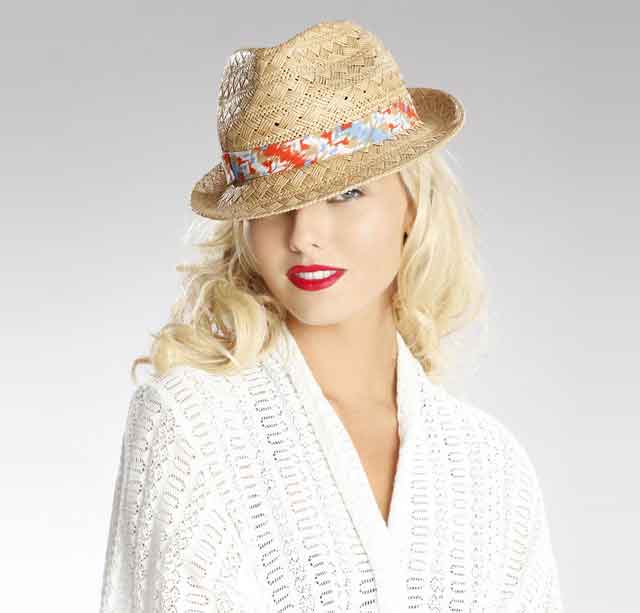 womens-interlock-trilby-straw-trilby-hats-for-women 48+ Best Christmas Gift Ideas for Your Wife
