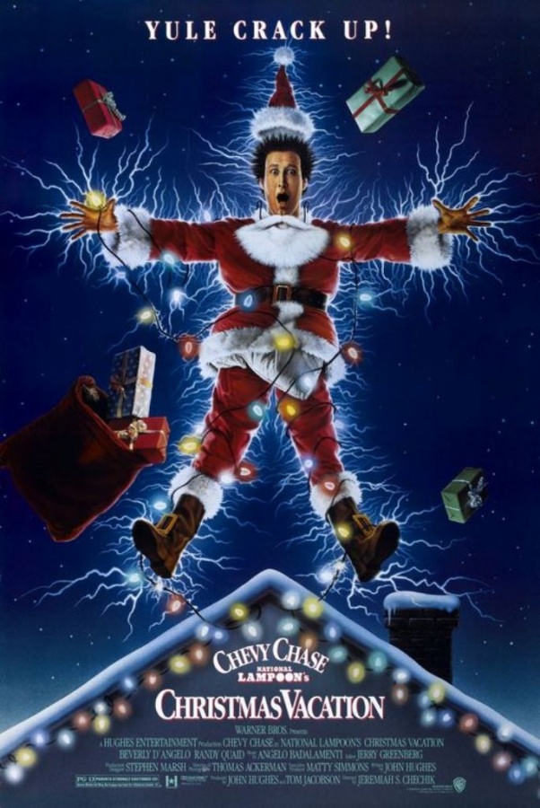 6. National Lampoon's Christmas Vacation It is an American Christmas comedy movie that was released in 1989. It is directed by Jeremiah Chechik and written by John Hughes. The movie stars Chevy Chase, Beverly D'Angelo and others.