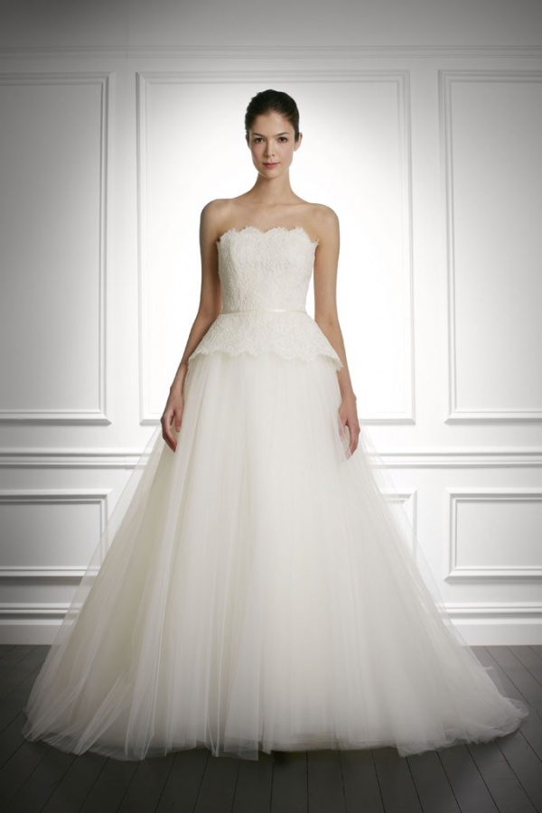 2013-2014-Bridal-Dresses-by-Carolina-Herrera-10 47+ Creative Wedding Ideas to Look Gorgeous & Catchy on Your Wedding