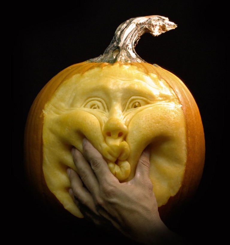 3D-pumpkin-carving-ideas 65+ Most Creative Pumpkin Carving Ideas for a Happy Halloween