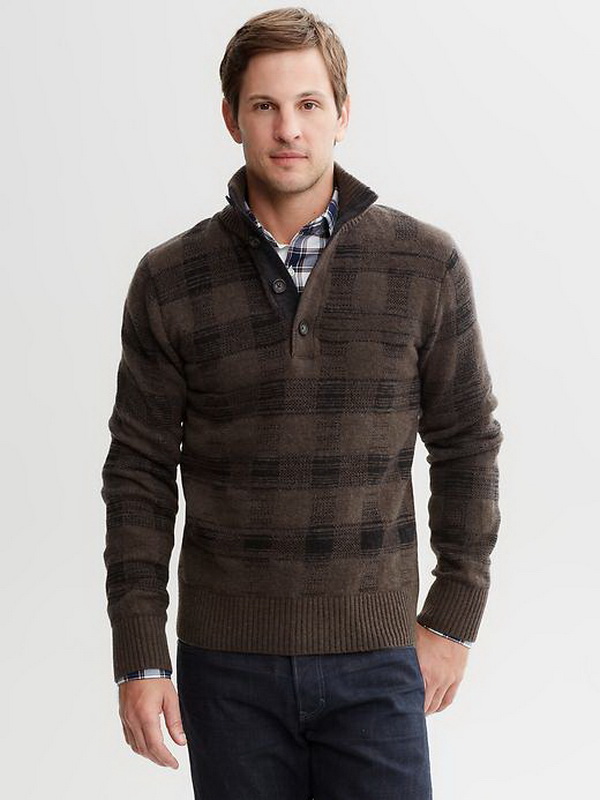 Banana-Republic-Winter-2013-Perfect-Plaids-Collection-for-Men_20 75+ Most Fashionable Men's Winter Fashion Trends in 2022