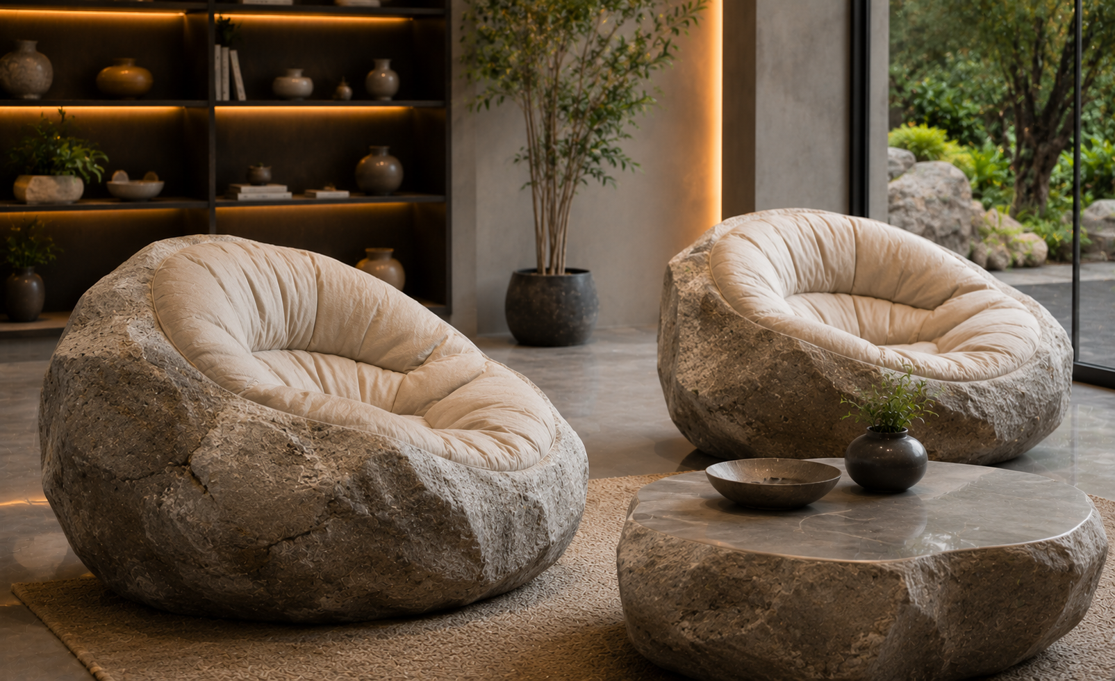 16 Most Unusual Furniture Designs For Your Home 16 Rock Shaped Lounge Chair 16 Most Unusual Furniture Designs For Your Home - 16