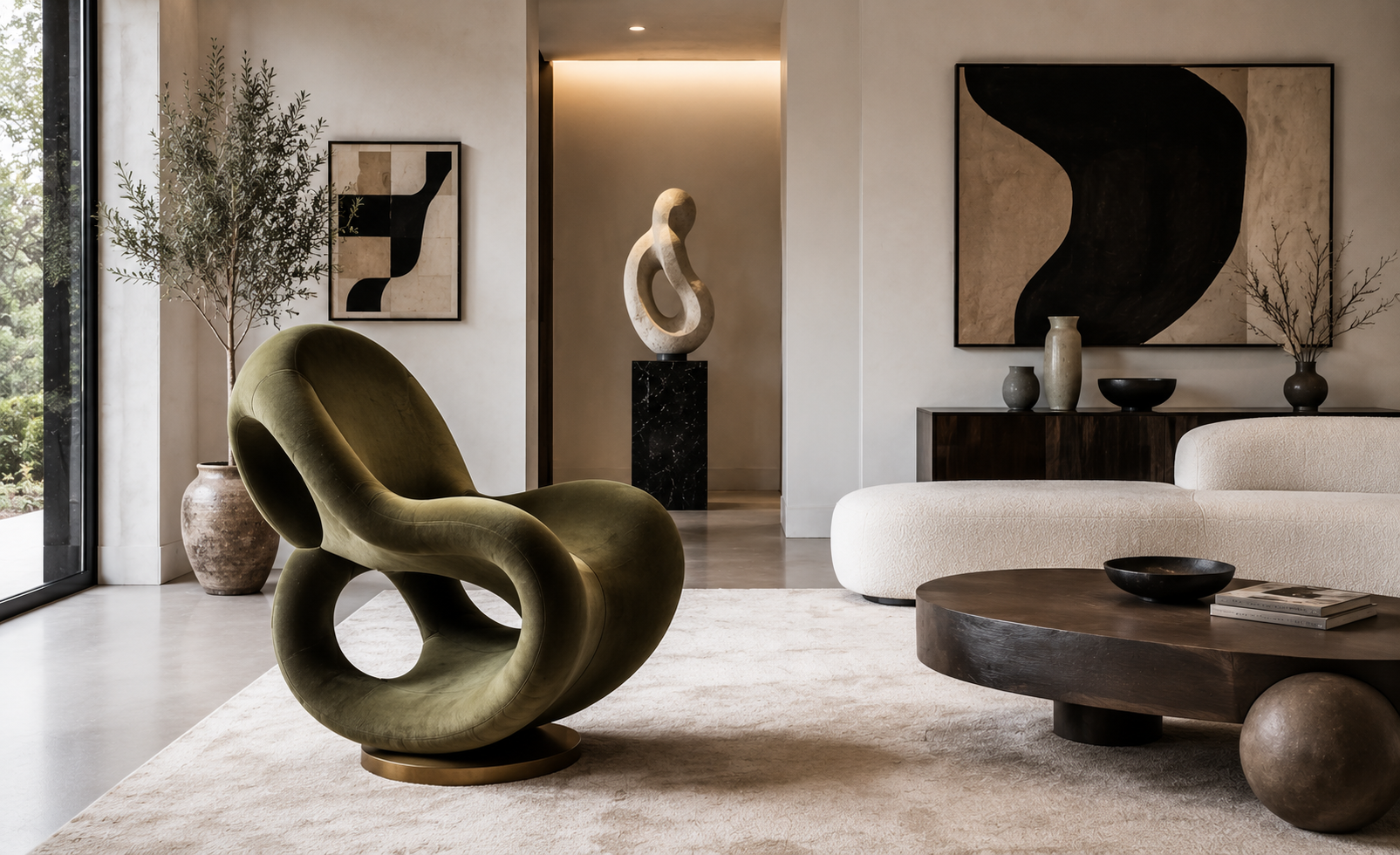 16 Most Unusual Furniture Designs For Your Home 5 Sculptural Accent Chair 16 Most Unusual Furniture Designs For Your Home - 5