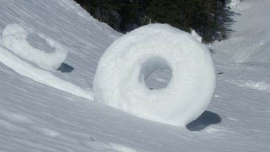 Snow roller N WA Cascades 3 13 07 Stunning Snow Rollers that Are Naturally & Rarely Formed - 13